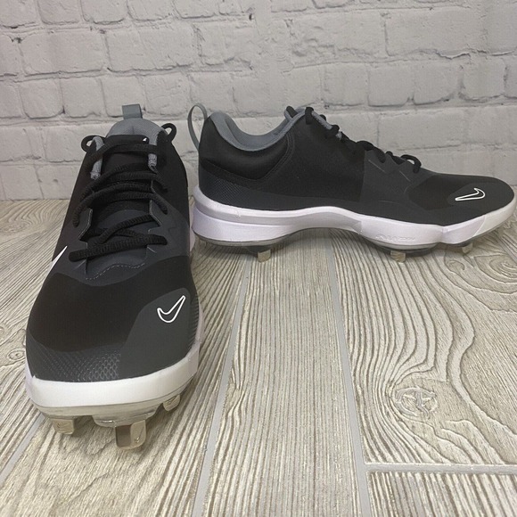 Nike Force Zoom Trout 9 Metal Baseball Cleats Men’s 9 Black FB2907-001 New main image 8